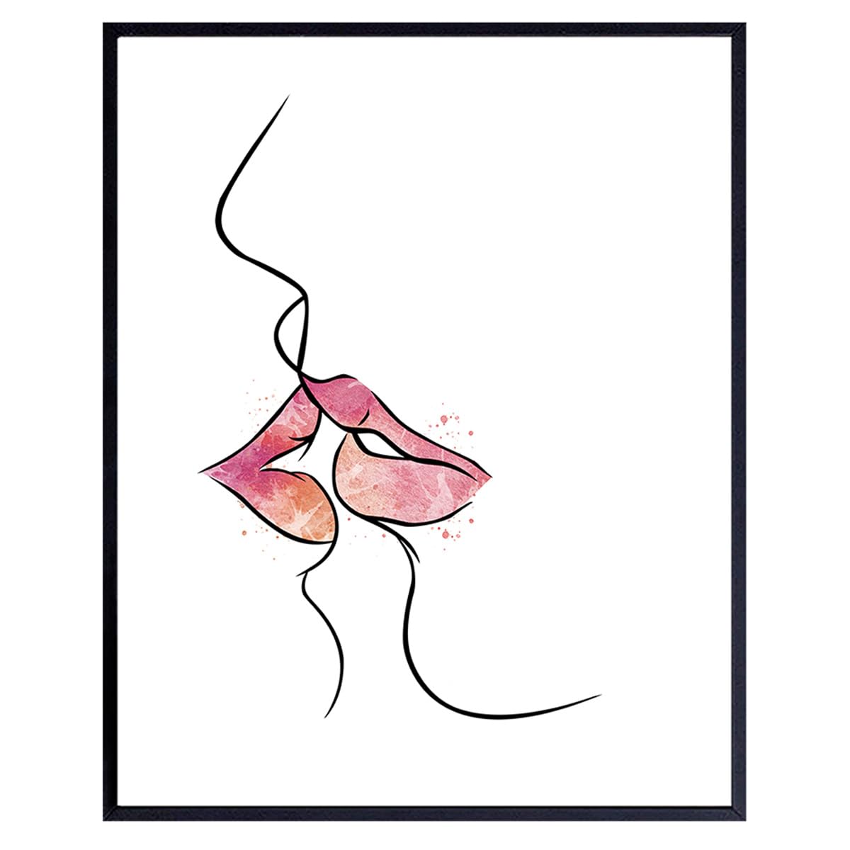 Lesbian LGBTQ Gay Wall Art & Decor- LGBTQ Accessories - Lesbian Couple Gifts - Lesbian Stuff - Gay Gifts for Women - Home Decor for Queer, Bi Women -