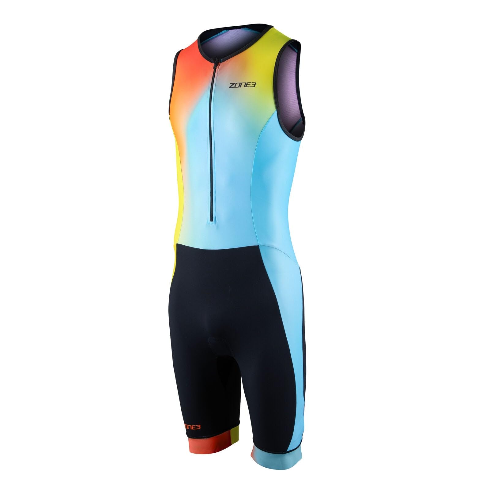 ZONE3 Men's Activate+ Sleeveless Trisuit Made from Highly Breathable Fabrics for Triathlon