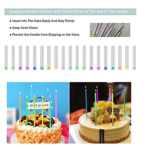 Candele compleanno, 90 pezzi Candele compleanno