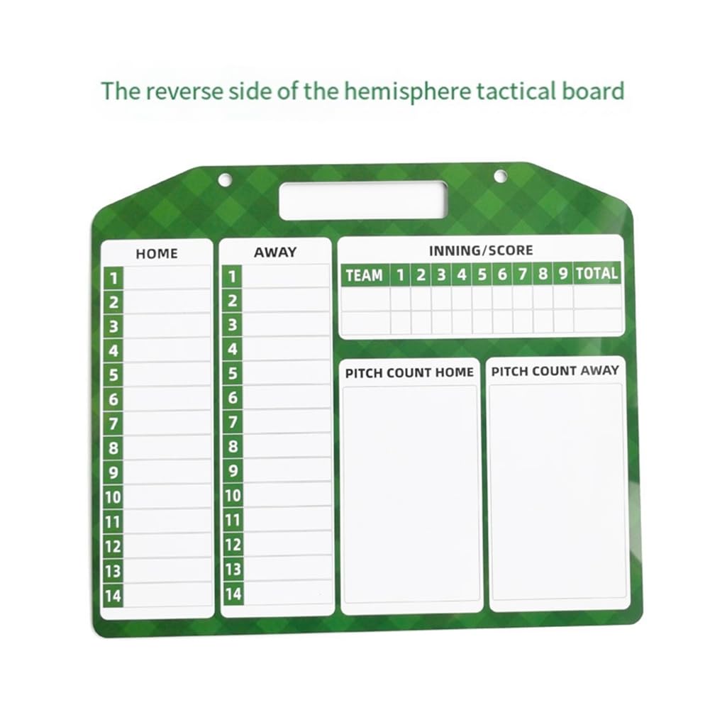 Tablero Magnético de Alineación de Béisbol para Entrenadores, Tarjetas de Alineación de Softbol, Tableros Marcadores, Accesorios de Entrenamiento de Béisbol