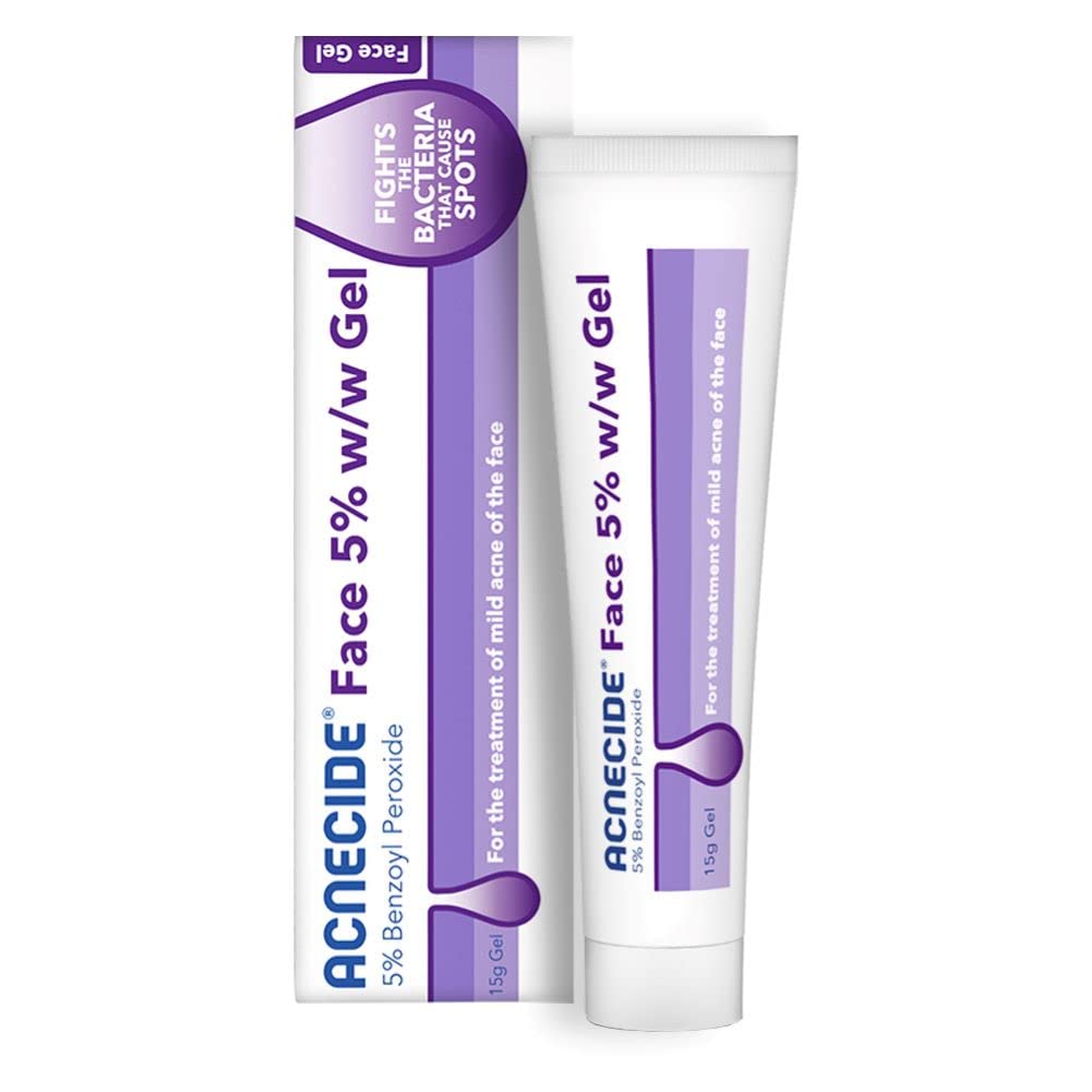 Buy Acnecide Face Gel 15 g, For Acne and Spot With 5 Percent Benzoyl