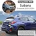 Aunginsy Car Rear Side Window Louver Cover Compatible with Subaru Crosstrek GU 2024 2025 Rear Quarter Triangular Window Shutters Glass Blinds Trim Air Vent Scoop Shades Cover ABS Exterior Accessories