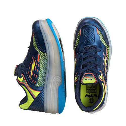 Tênis de Rodinhas Infantil SapatoFran com Led´s (36, AZUL-MARINHO)