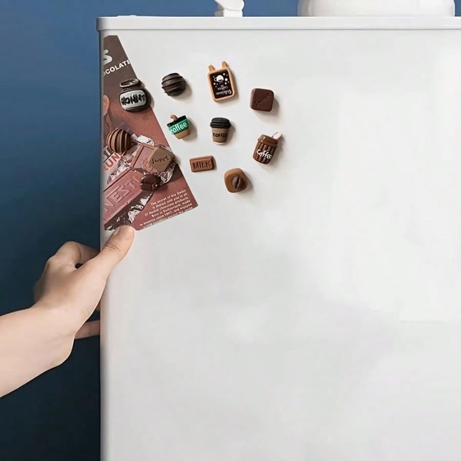 6 mini imanes creativos para refrigerador miniatura 6