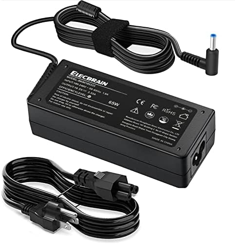 19.5V 3.33A AC Adapter Charger for HP 15-F009WM 15-F023WM 15-F039WM 15-F059WM 15-g073nr F9H92UA 15-g074nr Laptop 4.5/3.0mm Power Supply with Cord