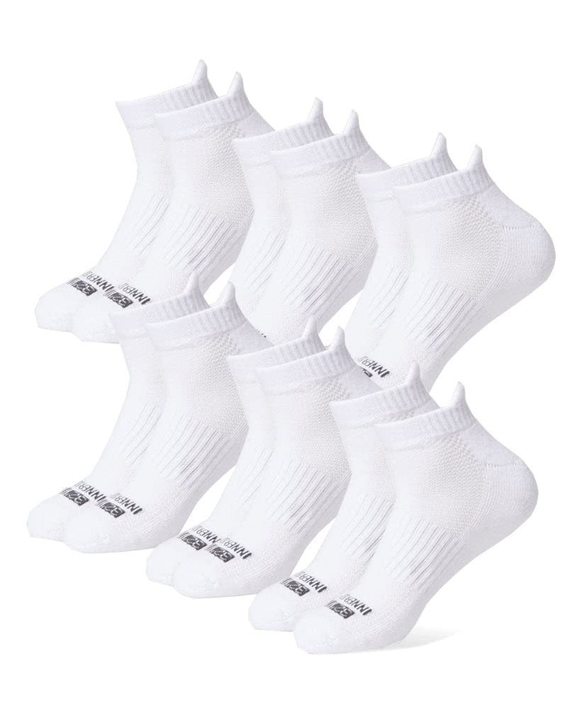 32 DEGREEES Men's 6 Pack Comfort Ankle Socks | Anti-Odor | Cushioned Heel | Arch Support| Active | Casual | Work
