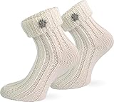 landhausmode herren jacken Klassisches Strickmuster, abnehmbarer Edelweiß-Pin