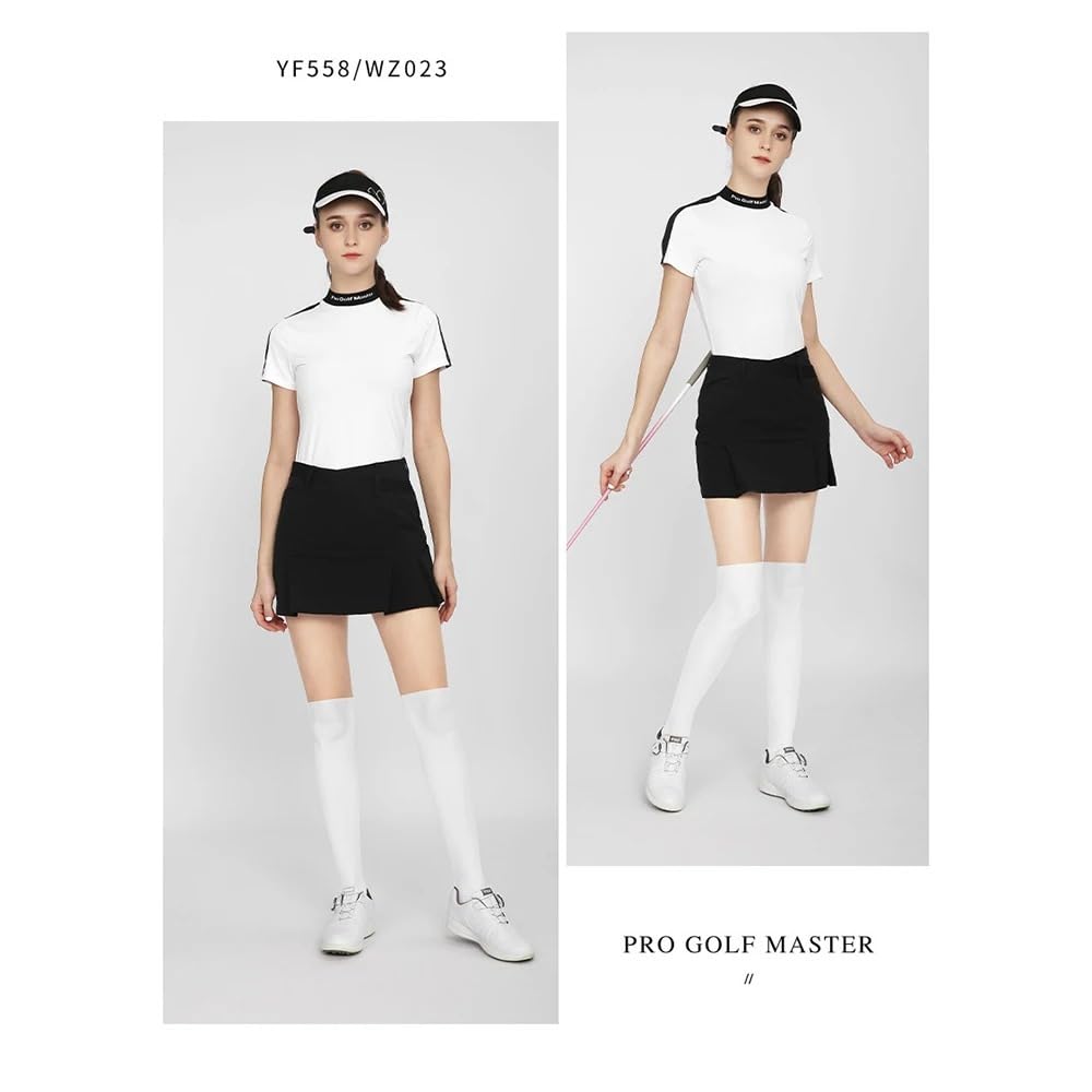 4 szt. Golf legginsy z filtrem przeciwsłonecznym skarpety sportowe damskie letnie lekkie oddychające łączone antypoślizgowe pończochy z jedwabiu lodowego