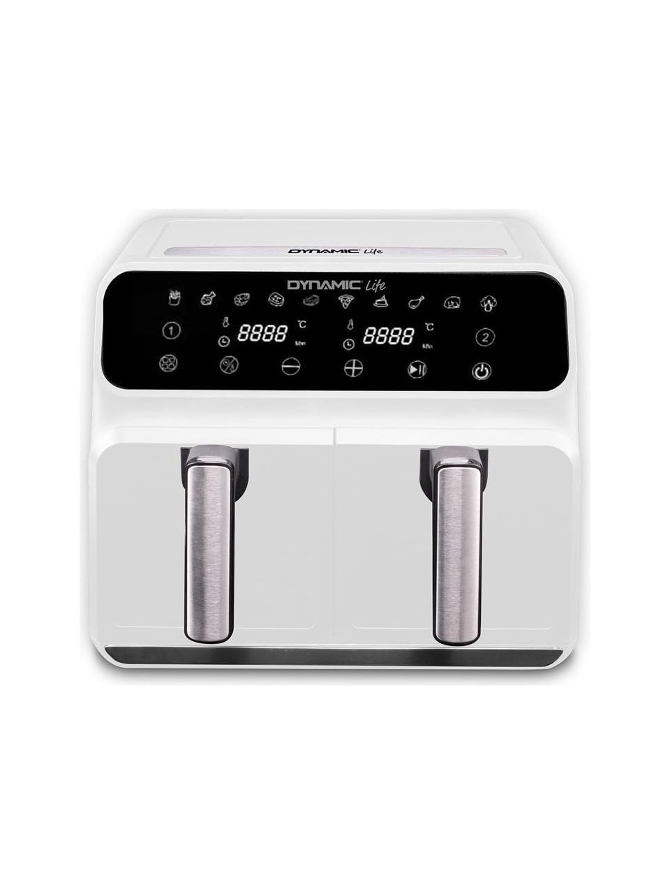 Pro Cooker Air Fryer 8 Litre 2 Hazneli Beyaz