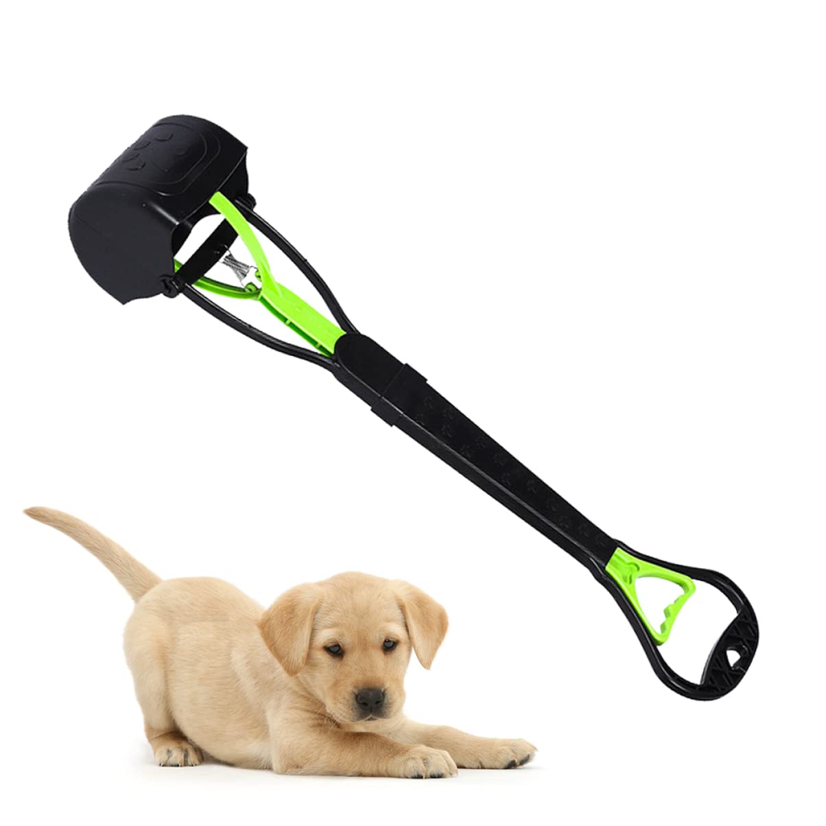 POPETPOP Paletta Raccogli Cani in Plastica Portatile per Escrementi di Piccoli Animali Domestici Adatta per Cani Cuccioli Gatti Interni Esterni