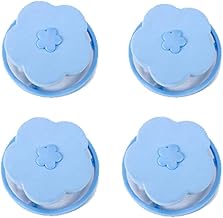 4Pcs Floating Hair Filtering Mesh Removal Washing Machine Wool Device—Floating Lint Mesh Bag,Laundry Ball Floating Pet Fur Catcher Filtering Hair Removal Device (Blue)