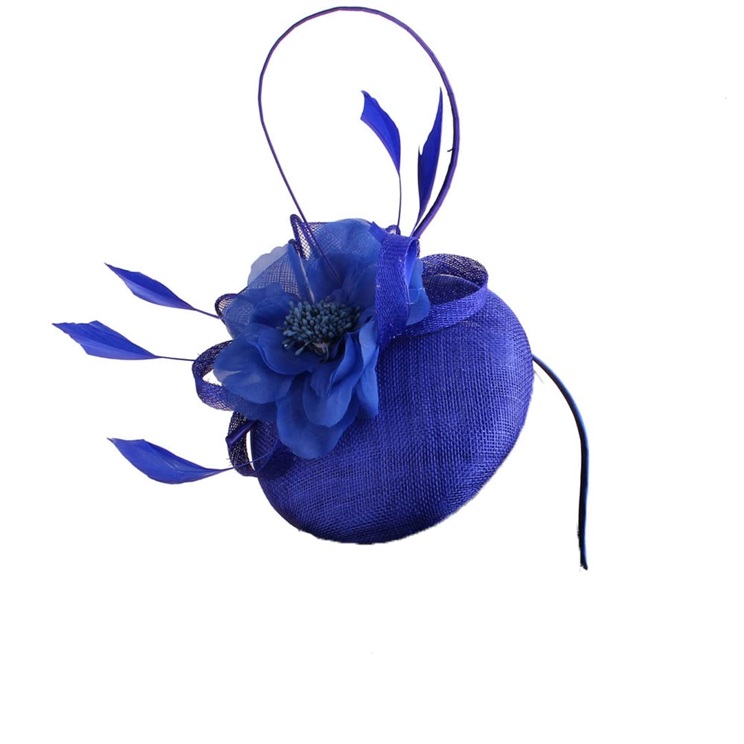 FBHappiness Wedding Fascinator Hat Hair Clip Women Cocktail Party Bridal Ladies Headpiece Mesh Hats Headwear ，Cocktail Hats