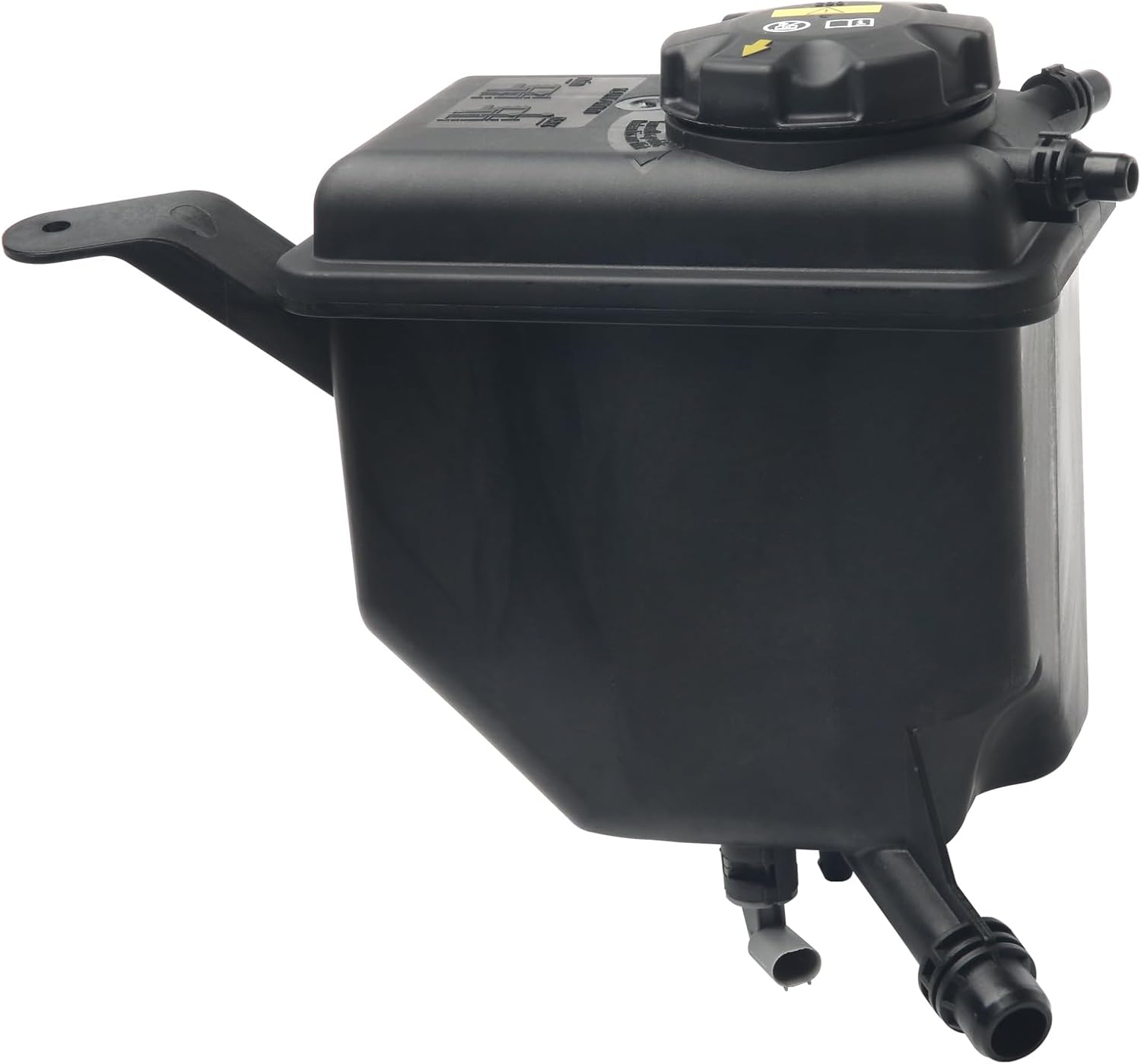Replacement Engine Coolant Reservoir Tank with Cap and Sensor - Compatible with BMW - 525i, 525xi, 528i, 528xi, 530i, 530xi, 535i, 535xi, 545i, 550i, 645Ci - 17137519219, 17137542986, 603-351
