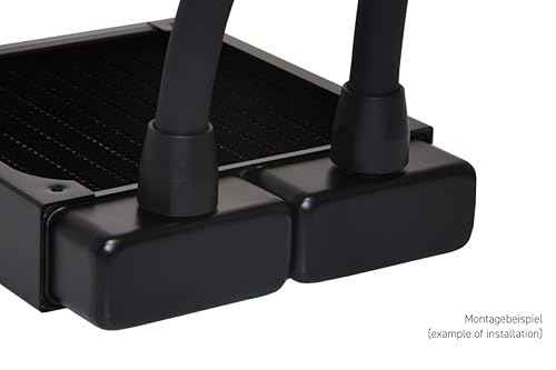 Miniatura 5 de Alphacool HF compresión TPV - 12.70.299 in recto - negro (17637)