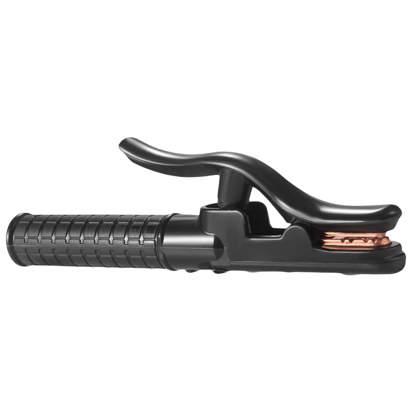 Industrial Welding Plier Thick Copper Nonslip Rhombus Teeth Electrode Clamp Ergonomic Insulated Handle for Prolonged Use Copper Welding Electrode Clamp