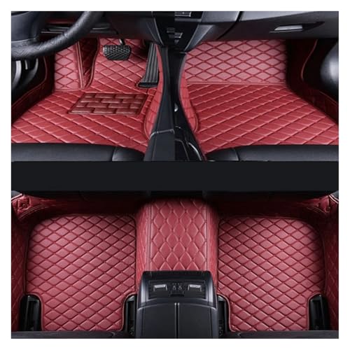 Tapis sol voiture Benz Classe E T-Model S211 S212 S213 d'exception - Revêtement rouge premium