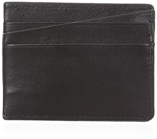 Buxton Men's Emblem Front Pocket Magnetic Money Clip Slim Minamalist Wallet