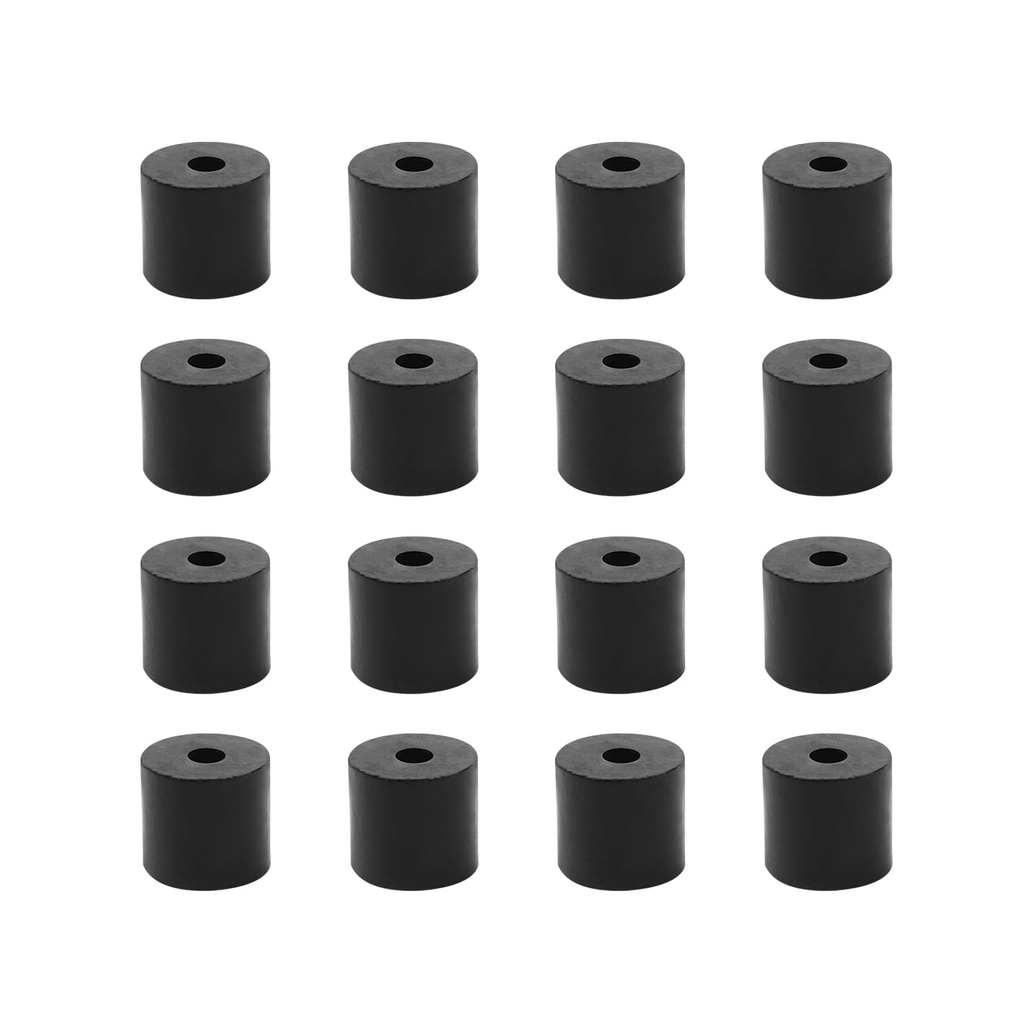 16 Pieces Rubber Spacers, M4 Plastic Spacer Bushings, 16mm Outer Diameter 4mm Inner Diameter 15mm Thickness Plastic Spacers for Home Automotive Accessories, Containers