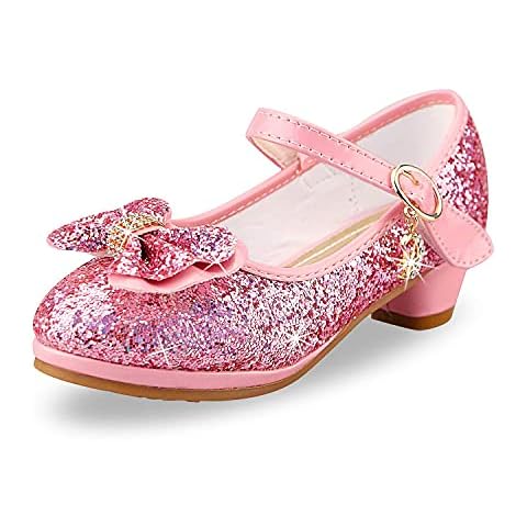 Lanivic Girls High Heel Party Shoes Cover