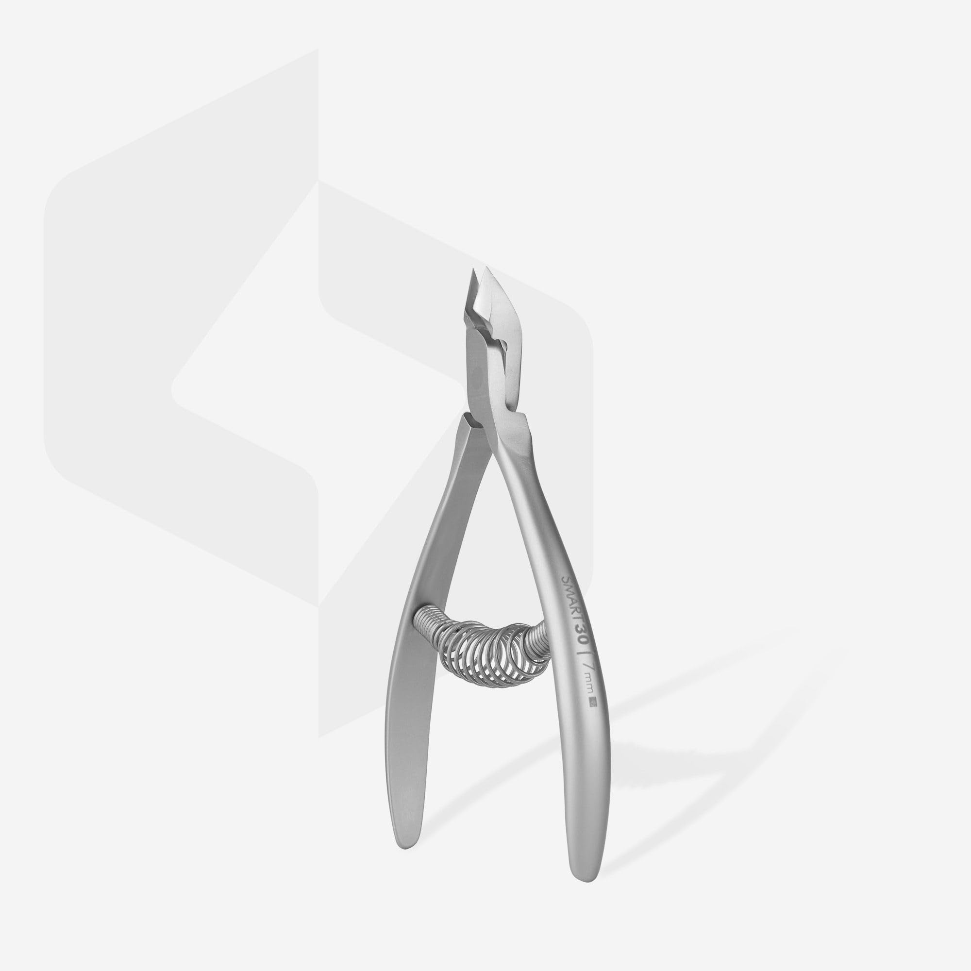 STALEKS PRO by Natury Nails Alicate profesional para cutículas 7 mm. Acero inoxidable (Smart 30-7mm)