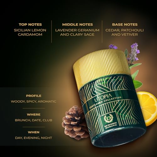 Image of Denver Gentlemen Utopia Perfume For Men - 100 ML | Long Lasting Fragrance