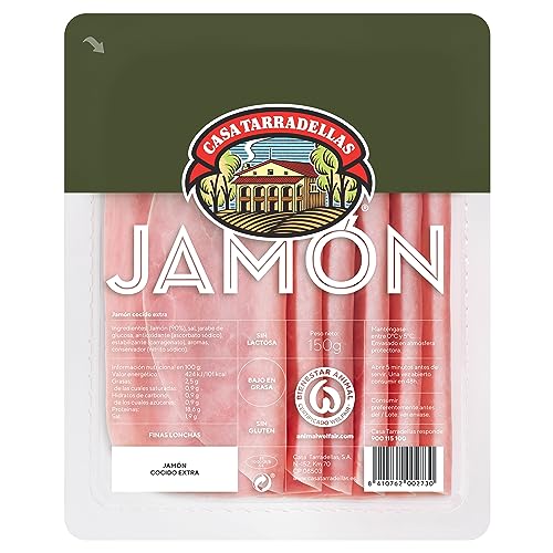 Casa Tarradellas Jamón Cocido Natural, 150g