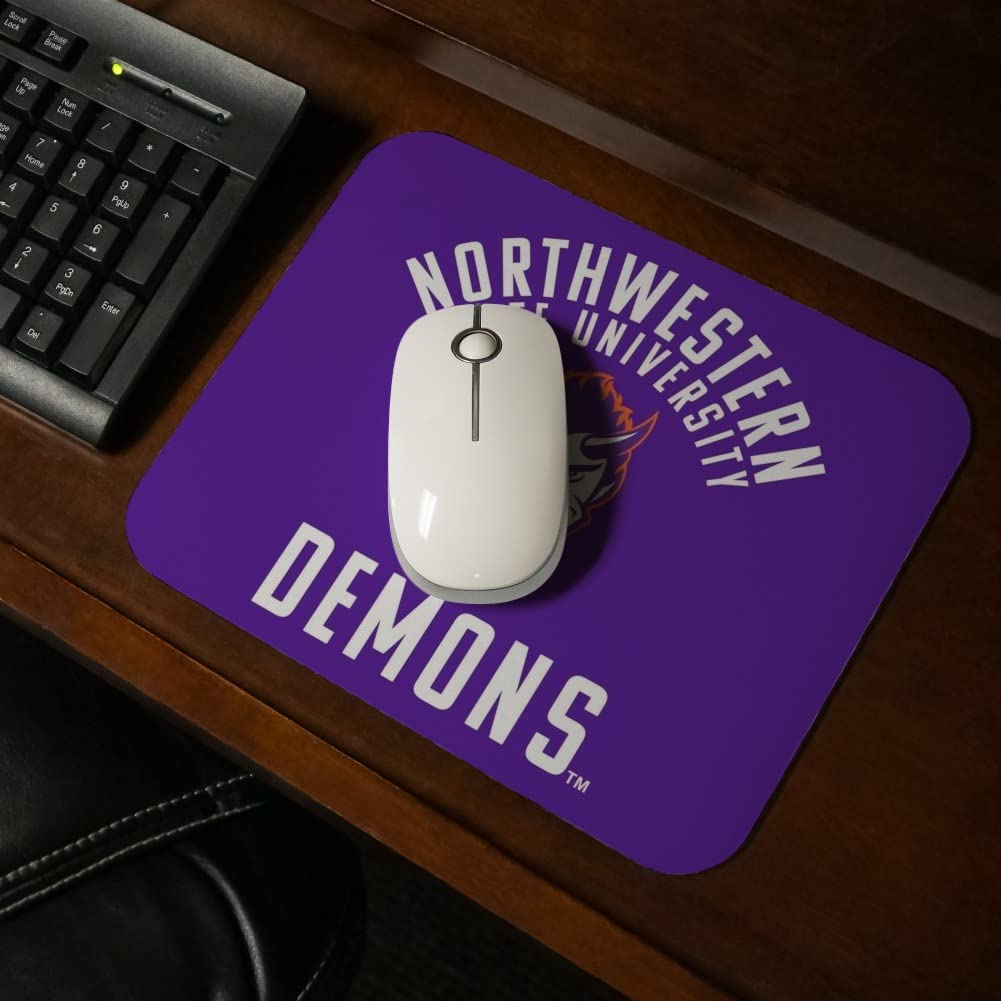 Northwestern State University Demons Low Profile Thin Mouse Pad Mousepad