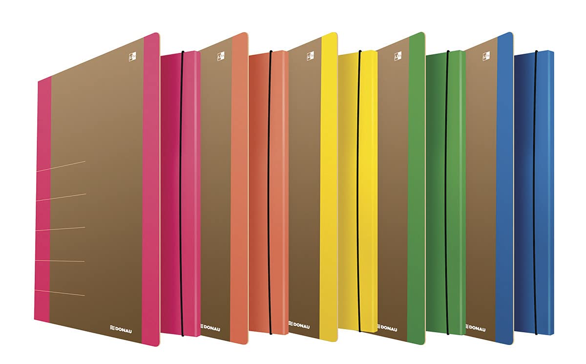 DONAU LIFE 3550001FSC-06 tijdschriftenhouder van karton/karton, groen, tot 500 vellen, voor kantoor, school en thuis voor het opbergen van documenten in A4-formaat, tijdschriftenarchivering