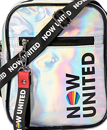 Bolsa Transversal, Pequena, Now United, Prata