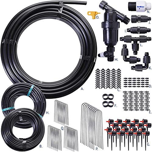 Dripworks Premium Deck Garden Irrigation Kit for Watering Plants in Balconies/Terrace/Patios - Waters Upto 45 Plants | Agricultural Grade Components | Trusted Brand Since 1991