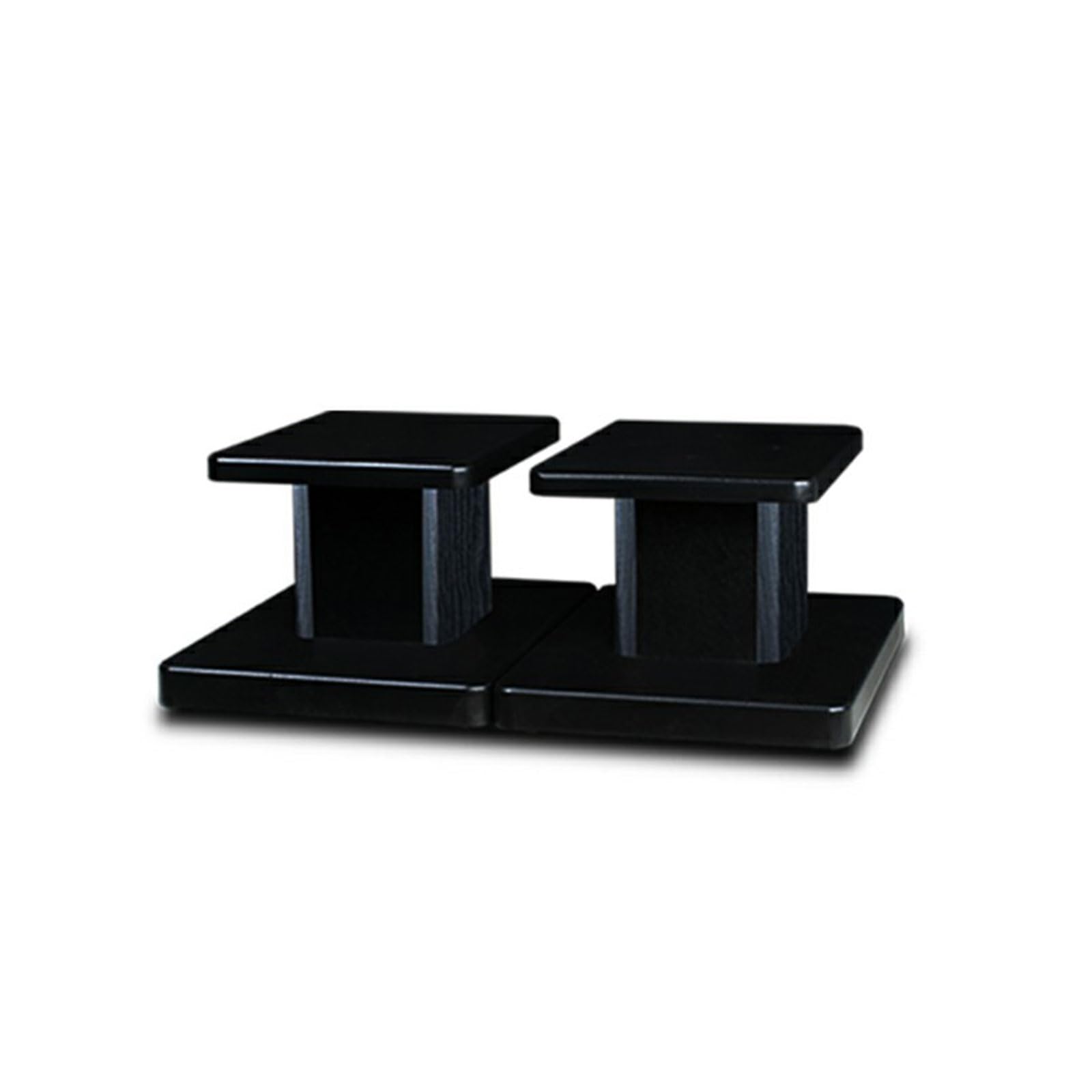 Supporti per altoparlanti con venature del legno, supporto universale per altoparlanti da pavimento, 80 cm, design scavato per un migliore ascolto audio in home theater e cinema - 1 paio