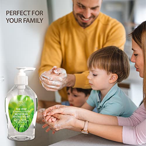 Image of Dead Sea Collection Tea Tree Hand Soap - Liquid Hand Soap for All Skin Types - Pack of 3 (12 Fl. Oz. Each)