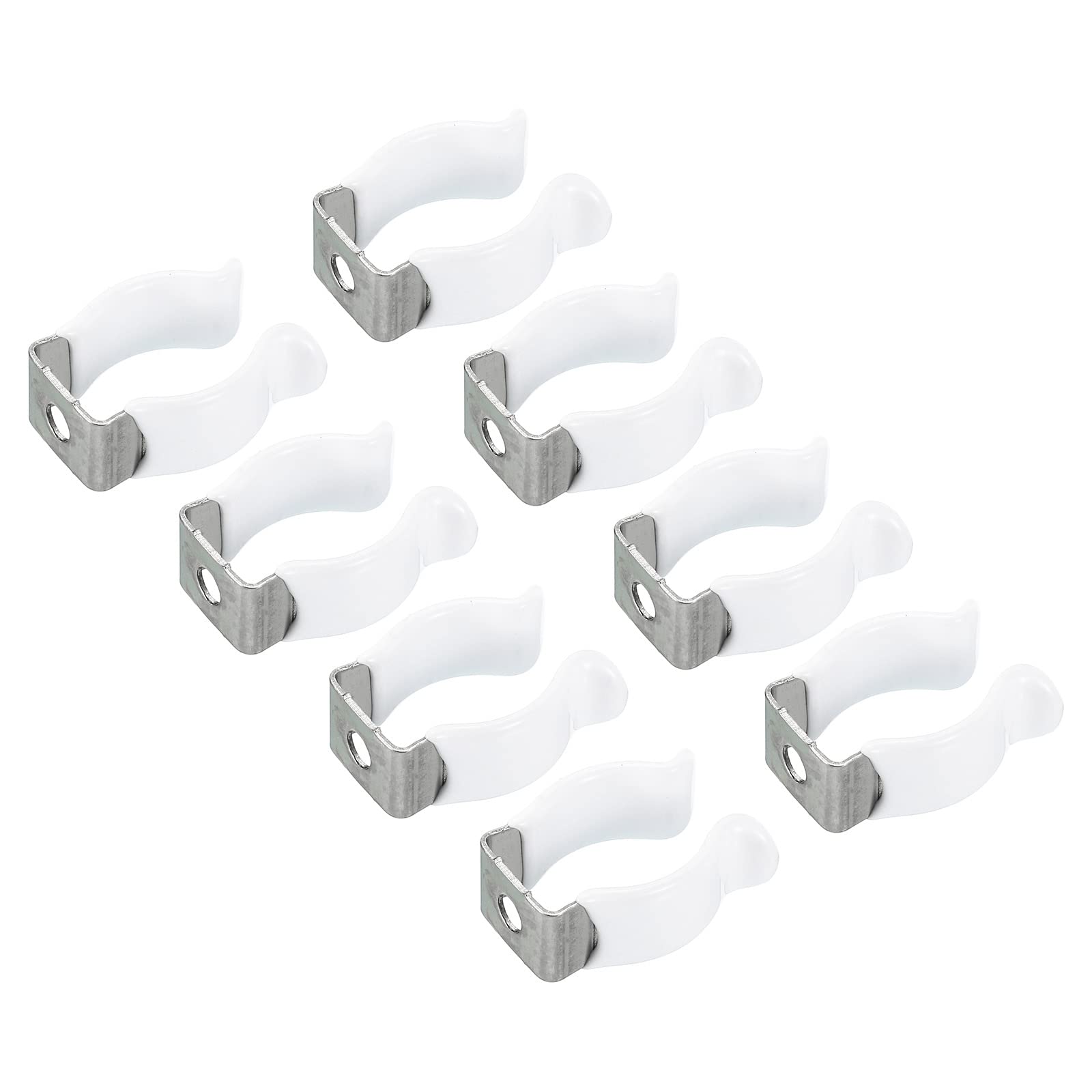 Supports de fixation T6 en U anti-chute pour tube LED, clips en acier 13 mm
