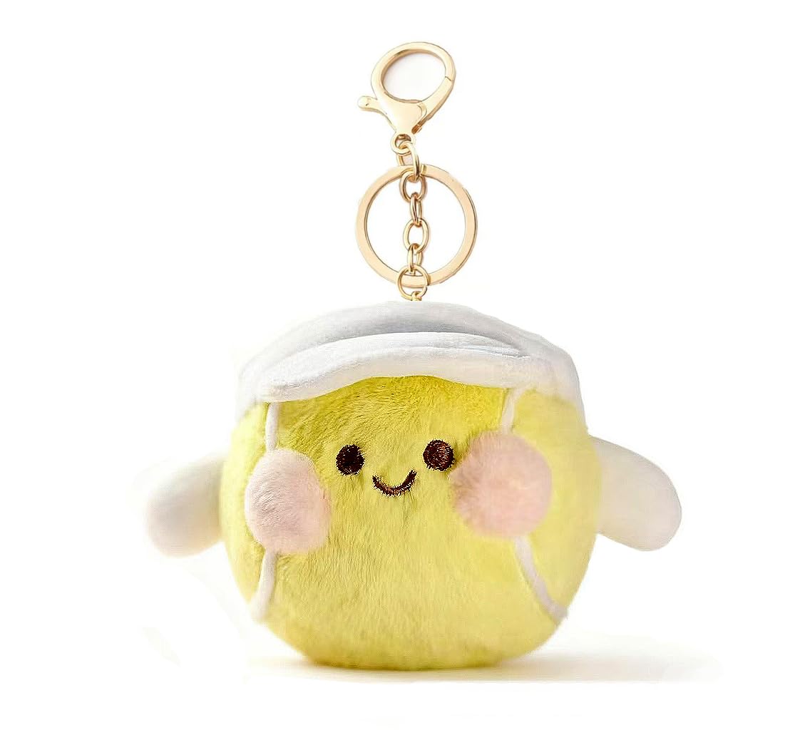 Photo 1 of JEWSUN Cute Soft Tennis Ball Stuffed Plush Keychain
