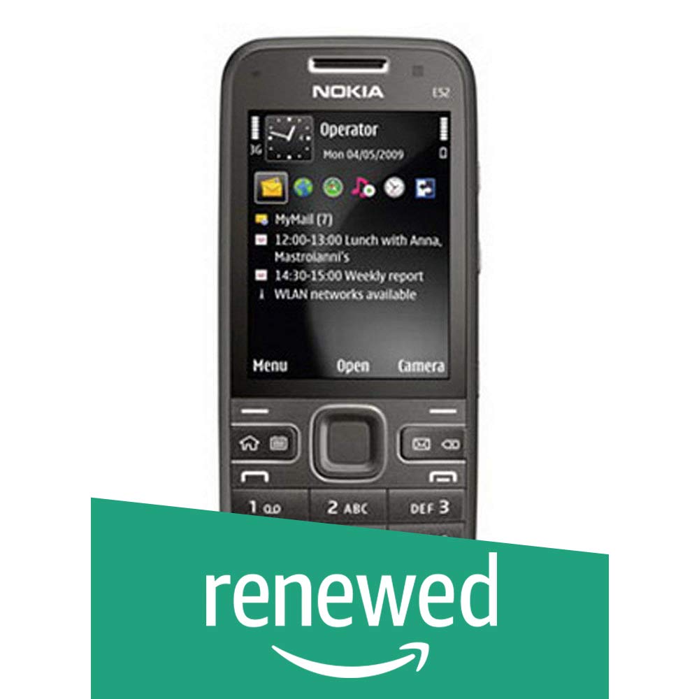 (Renewed) Nokia E52(BLACK ALUMINIUM)