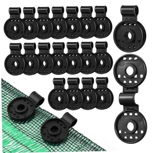 SUPVOX 50 Pezzi Clip Per Telo Ombreggiante Fissaggio Robusto Per Reti Parasole Morsetti Leggeri Per e Tende Da Sole Adatti Per Versatile e Applicazioni Multiple