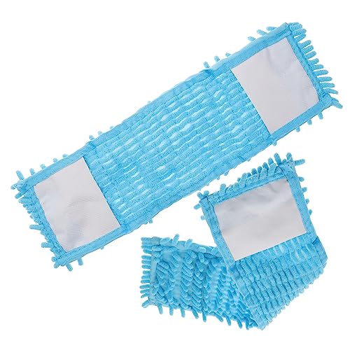 Beavorty Microfiber Cleaning Floor Mop Refill Sponge Mop Replacement Cloths 2 Pack