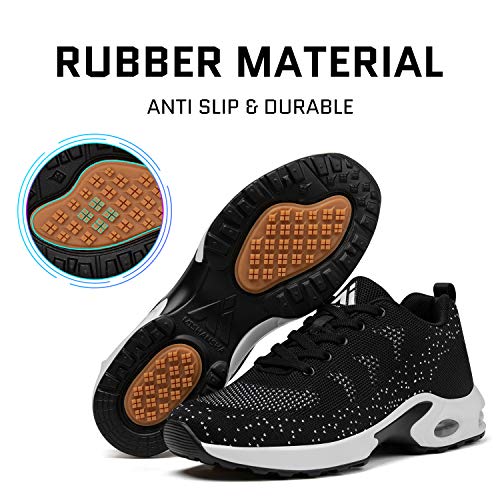 Image of Mishansha Womens Sneakers Air Cushion Running Tennis Shoes Women Lightweight Arch Support Walking Shoes