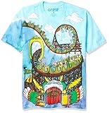 Liquid Blue Men's Grateful Dead-Amusement Park, Tie Dye, XX-Large