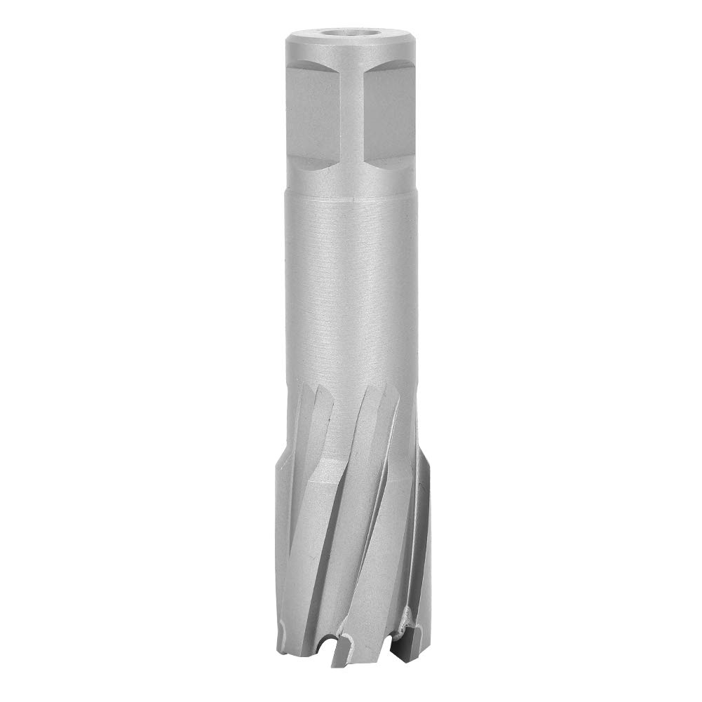 High Speed Steel Drill Bit, Hole Opener, 24x50mm Metal Coring Drill Bit Hollow Core High Speed Steel Annular Milling Cutter, Core Drill Bits