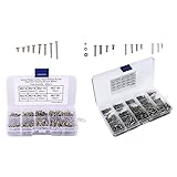 Tornillos de cabeza Redonda empotrada en Cruz de Acero Din7985 Gb818, M2, M2.5, M3, 480 unids/Set
