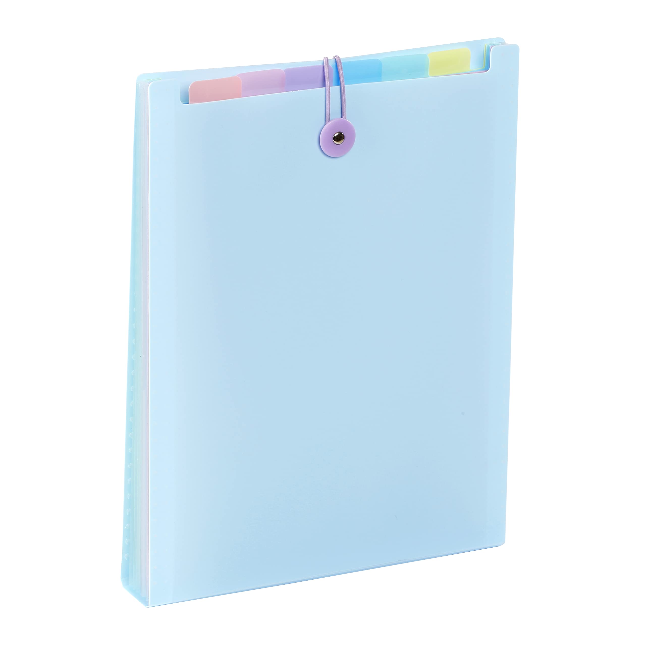 Viquel - 6 Way Backpack Organiser - Rainbow Pastel Bag Organiser - A4 Vertical Sorter - Blue