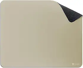 Mouse Pad TopGet ProControl | Gamer & Home Office | Precisão, Deslize Suave | Base Borracha Antiderrapante, Poliéster Durável | 22x18 cm (Off White)