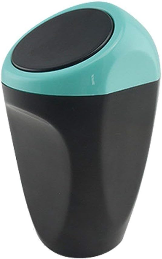 SHUWEI Car Trash cans Small car Storage Debris Barrels car Supplies (Blue)