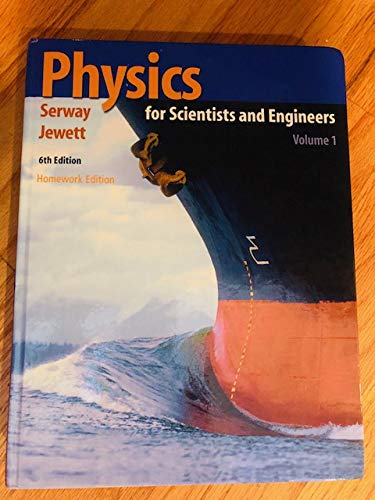 Physics for Scientist and Engineers - The Homew... 0534150810 Book Cover