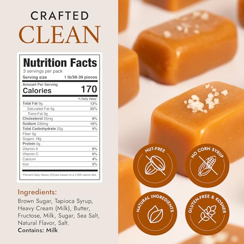 image for Béquet Caramel - Celtic Sea Salt Caramel - Gourmet Caramel Candy - Sa