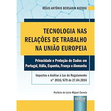 Capa do livro Tecnologia nas Relações de Trabalho na União Europeia