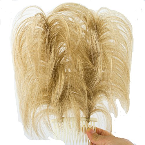Merrylight Synthetic Cosplay Hair Extensions Twirl Up Hair Piece With Comb 0940 (Ash Blonde-M24/88)