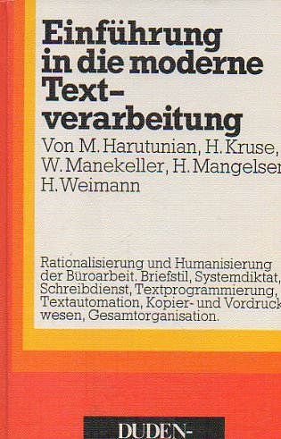 Einführung in die moderne Textverarbeitung