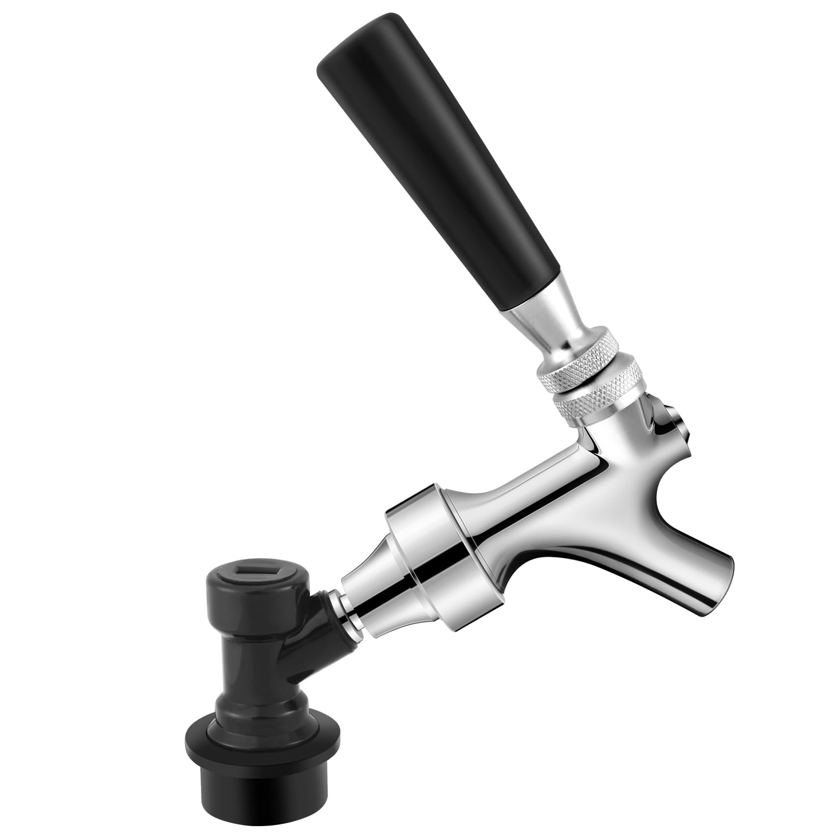 Jrifedptry Beer Faucet Ball Lock Kit, Homebrew Draft Beer Tap Cornelius & Corny Liquid Ball Lock Picnic Beer Tower Set
